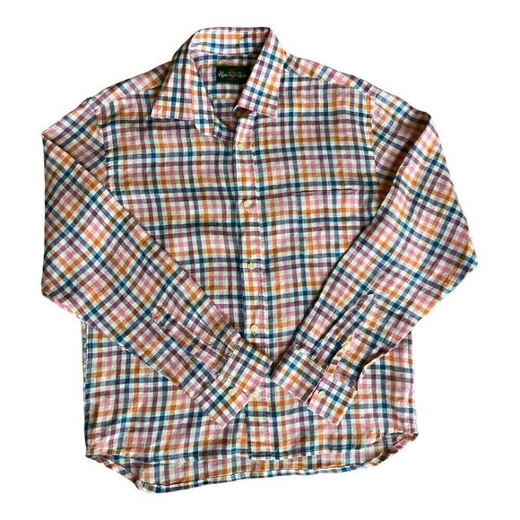 Alan Paine Tops - Alan Paine plaid top